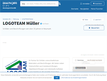 Tablet Screenshot of logoteam-mueller.de